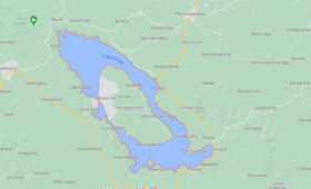 ukuran danau toba