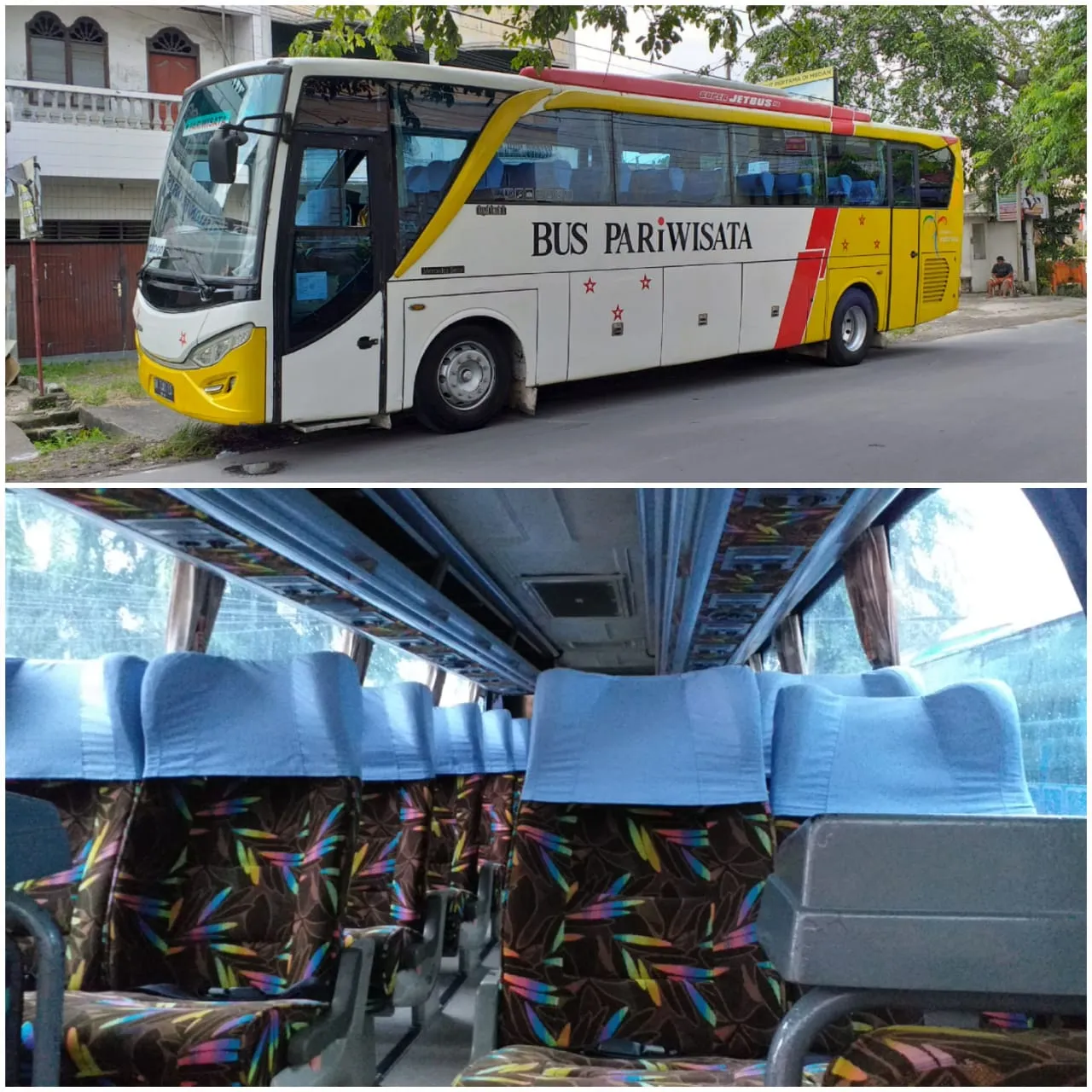Eksterior Bus Pariwisata Medan Seat 45