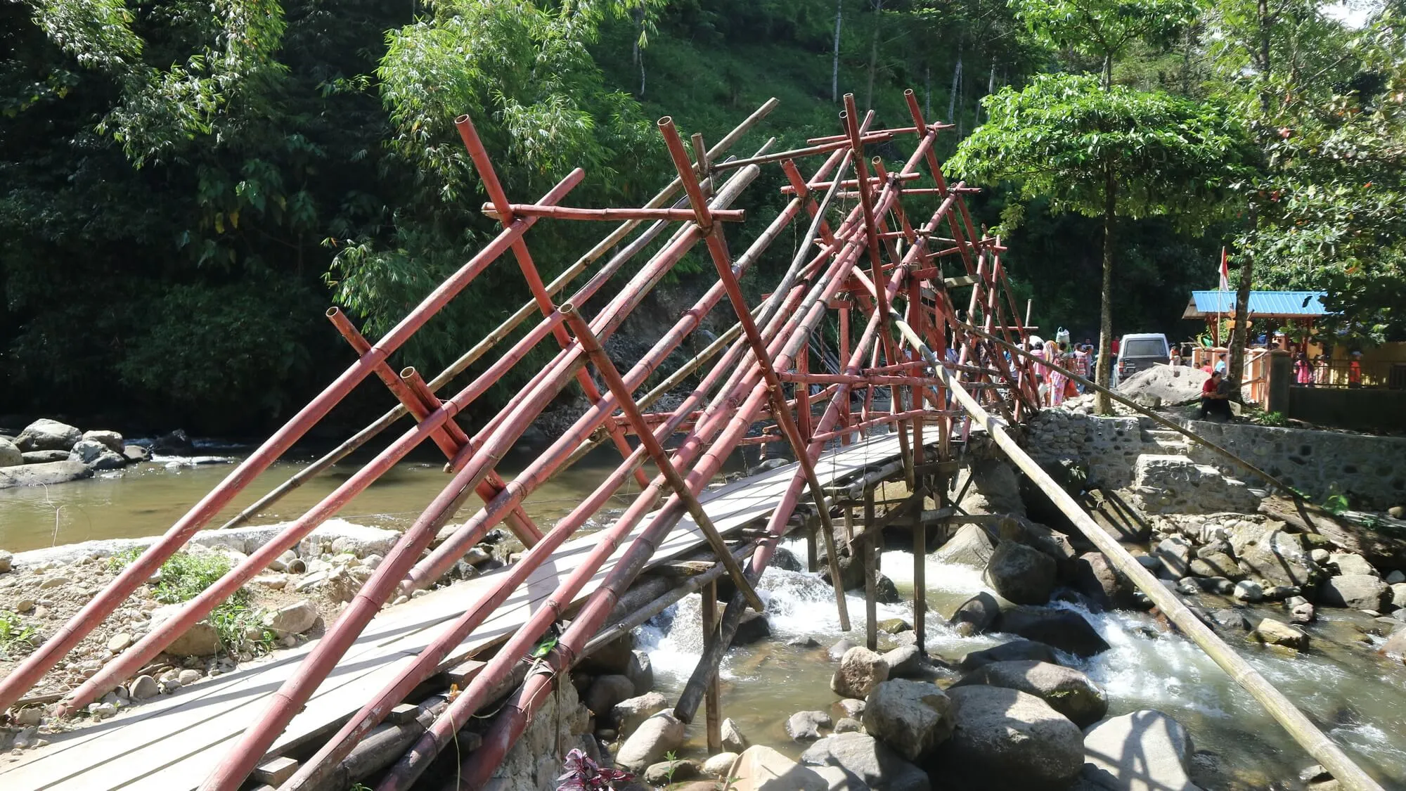 Jembatan Unik Lau Kulap Langkat