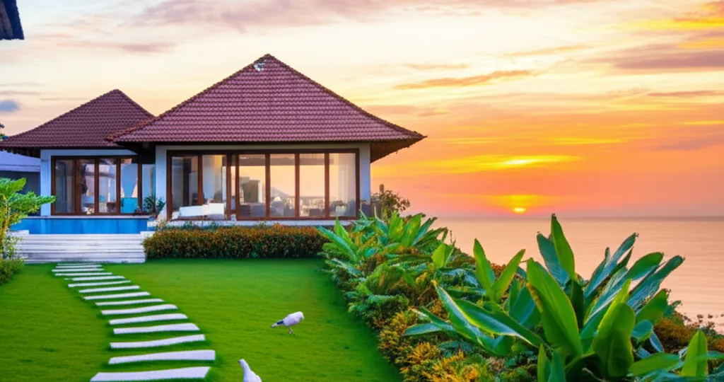 Mengintip Pesona Villa Tropis Di Pesisir Laut Barat Bali