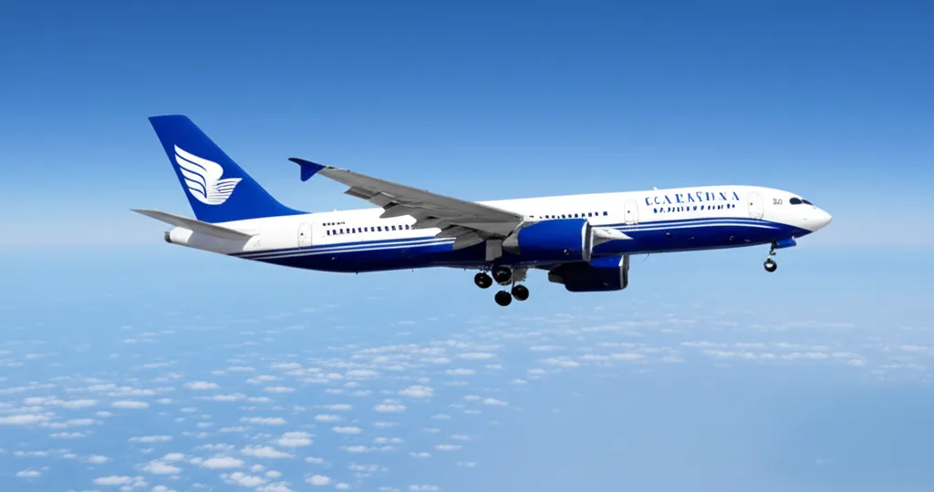 Garuda Indonesia Airlines Melintasi Angkasa Bersama Penumpang