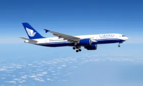 Garuda Indonesia Airlines Melintasi Angkasa Bersama Penumpang