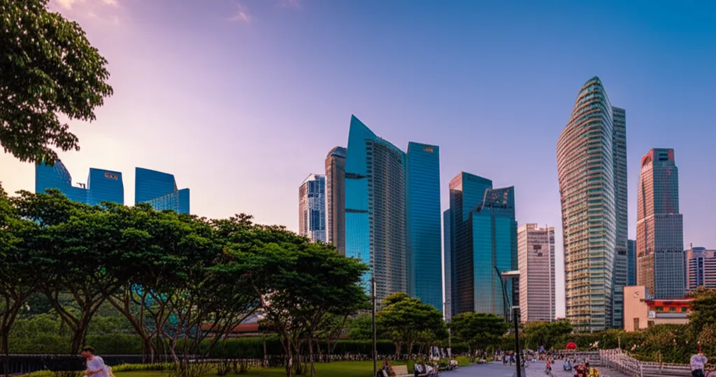 Pagi Dan Sore Yang Indah Di Singapore